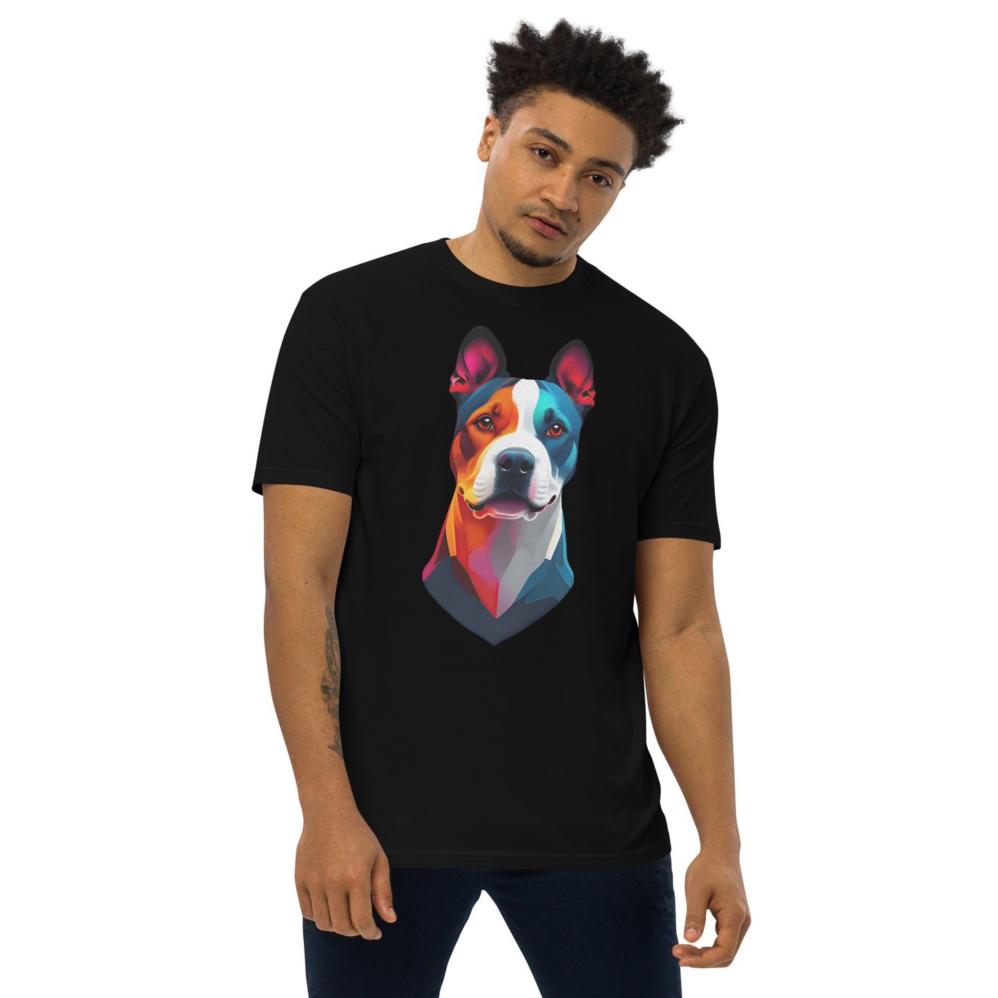 Colorful Pit Bull Splash T-Shirt