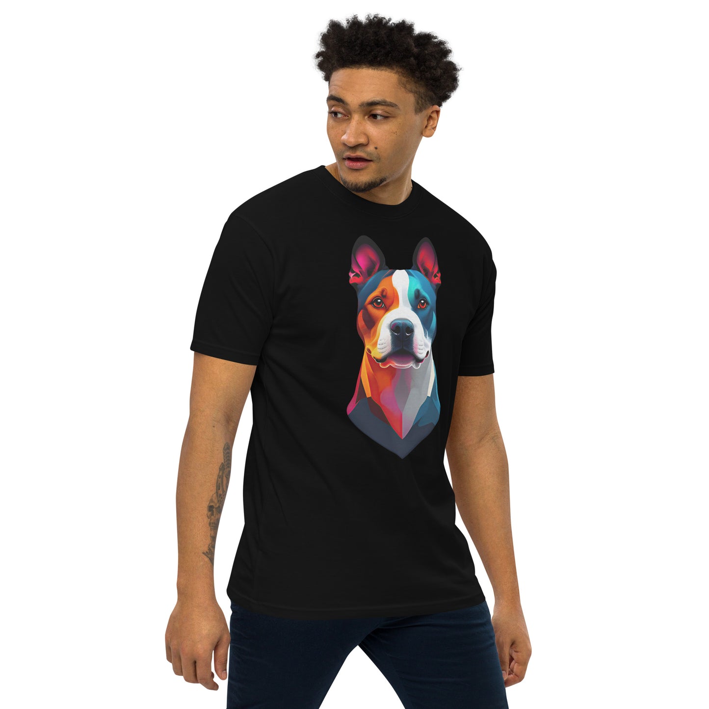 Colorful Pit Bull Splash T-Shirt