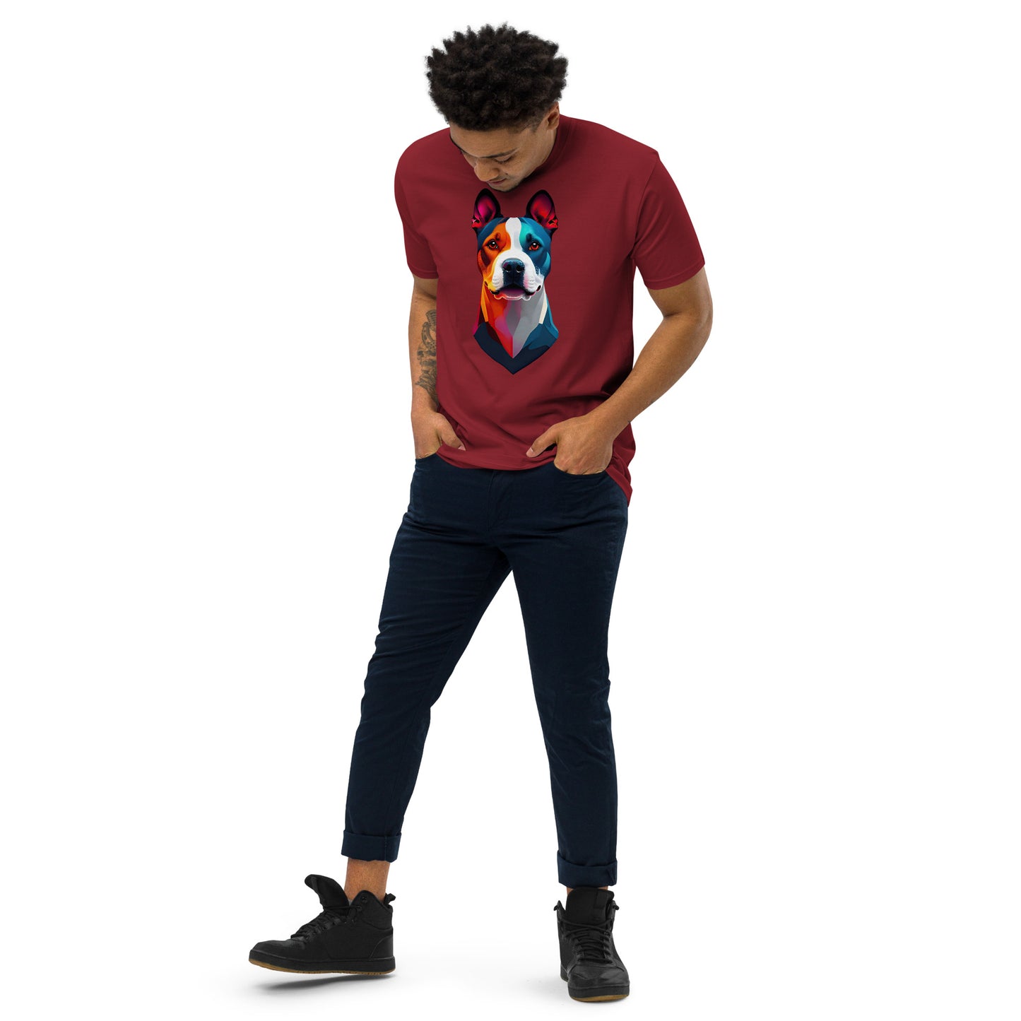 Colorful Pit Bull Splash T-Shirt