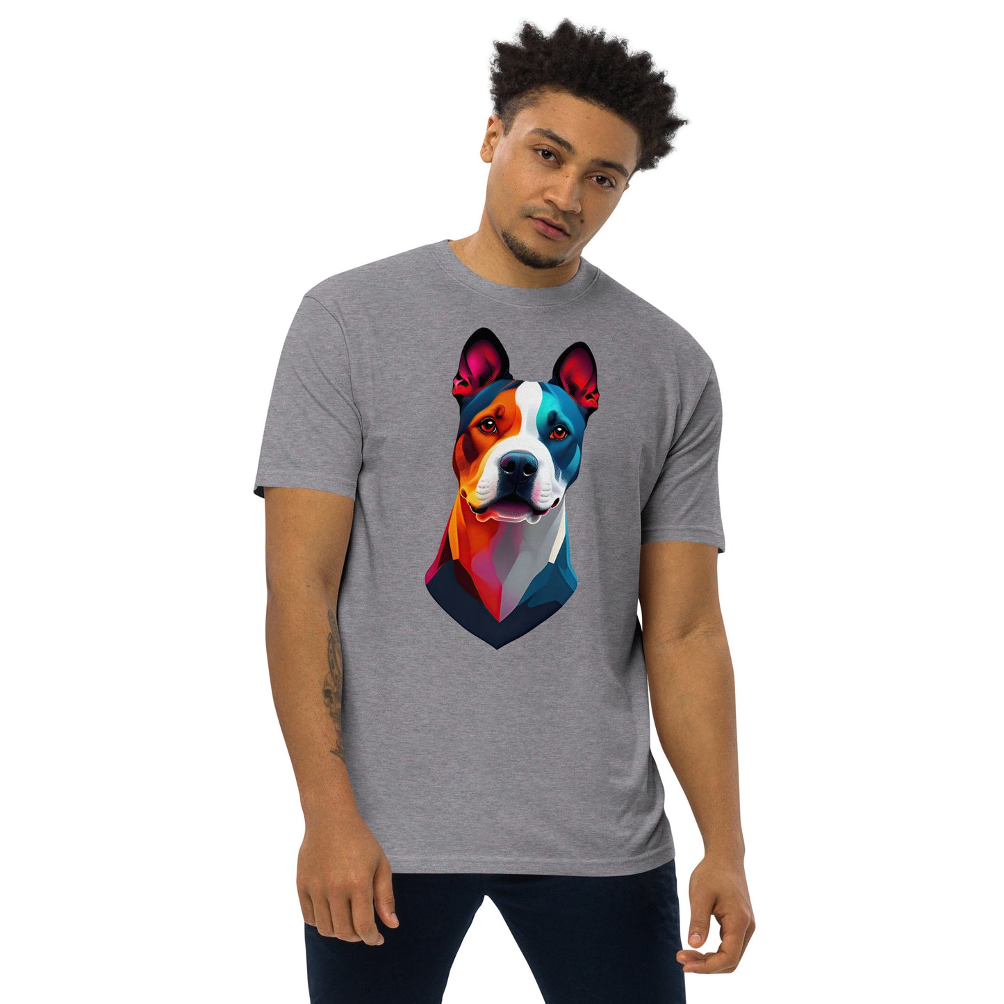 Colorful Pit Bull Splash T-Shirt