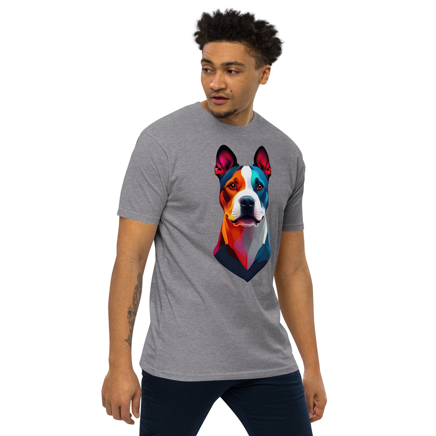 Colorful Pit Bull Splash T-Shirt