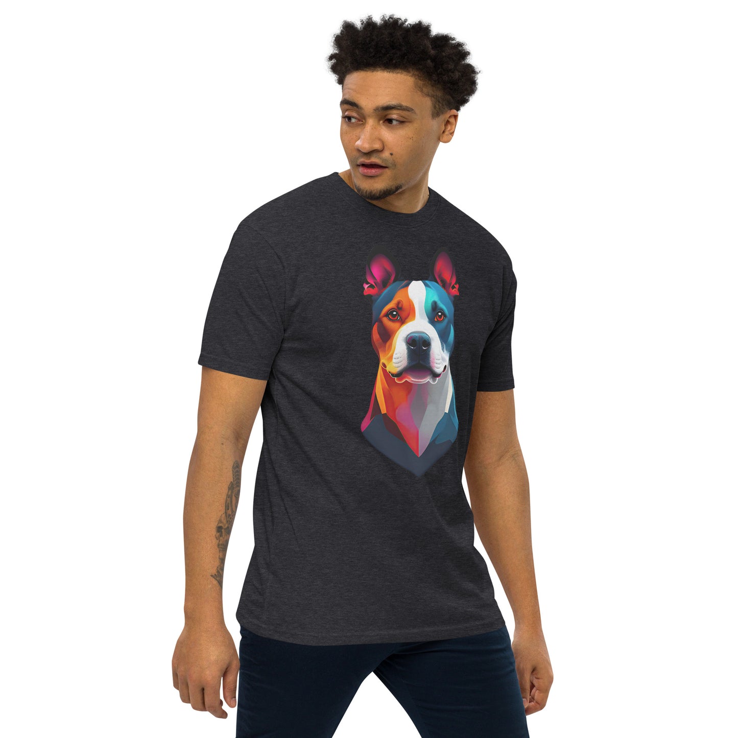 Colorful Pit Bull Splash T-Shirt