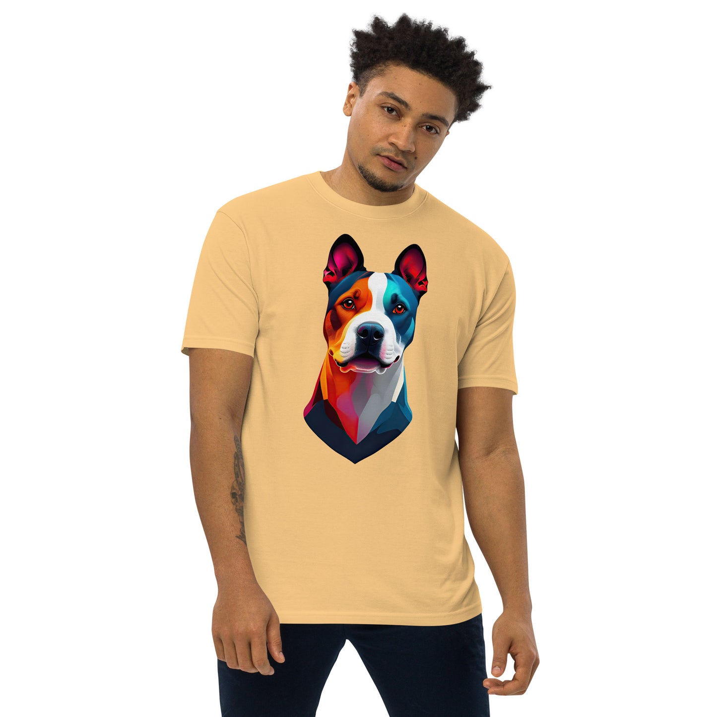 Colorful Pit Bull Splash T-Shirt