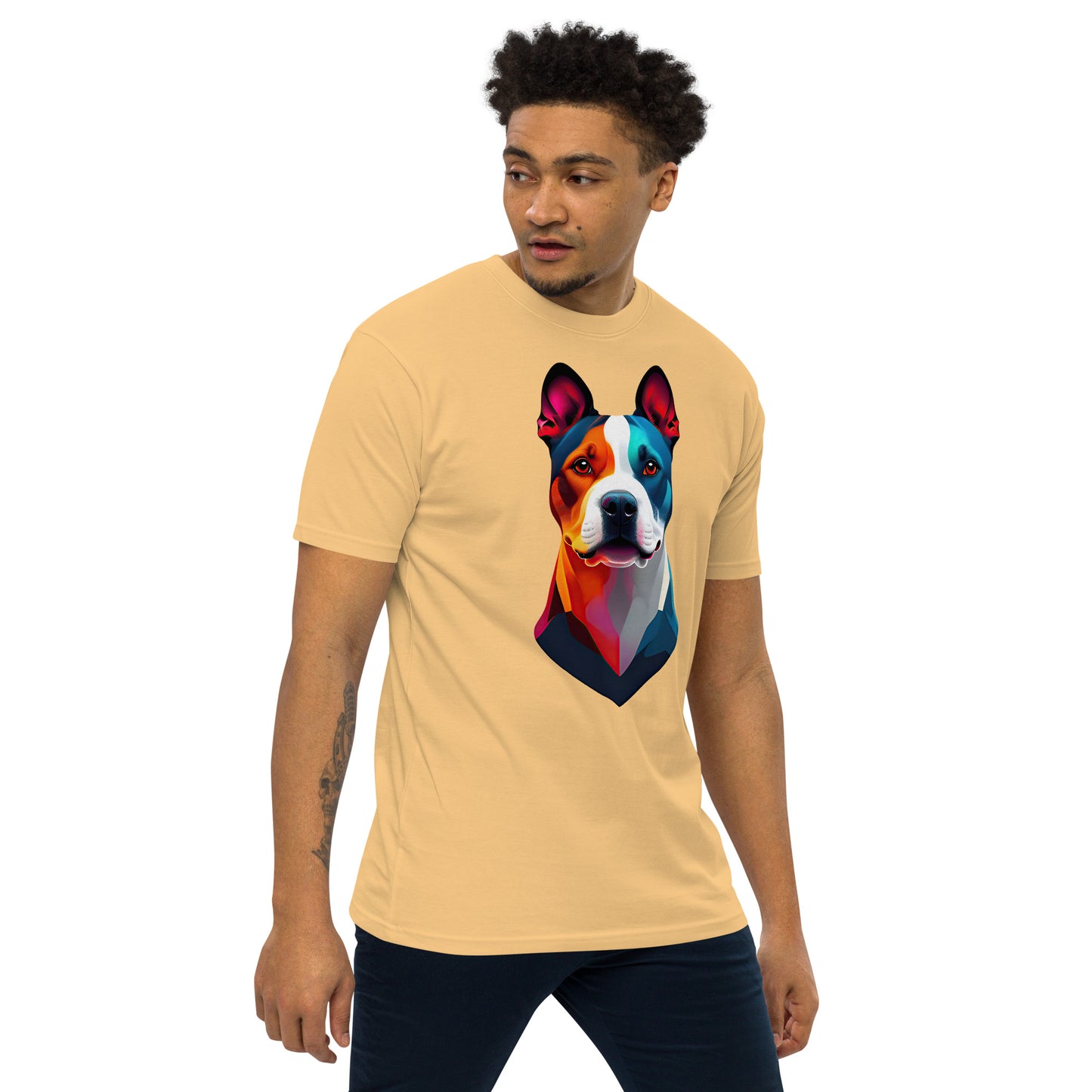 Colorful Pit Bull Splash T-Shirt